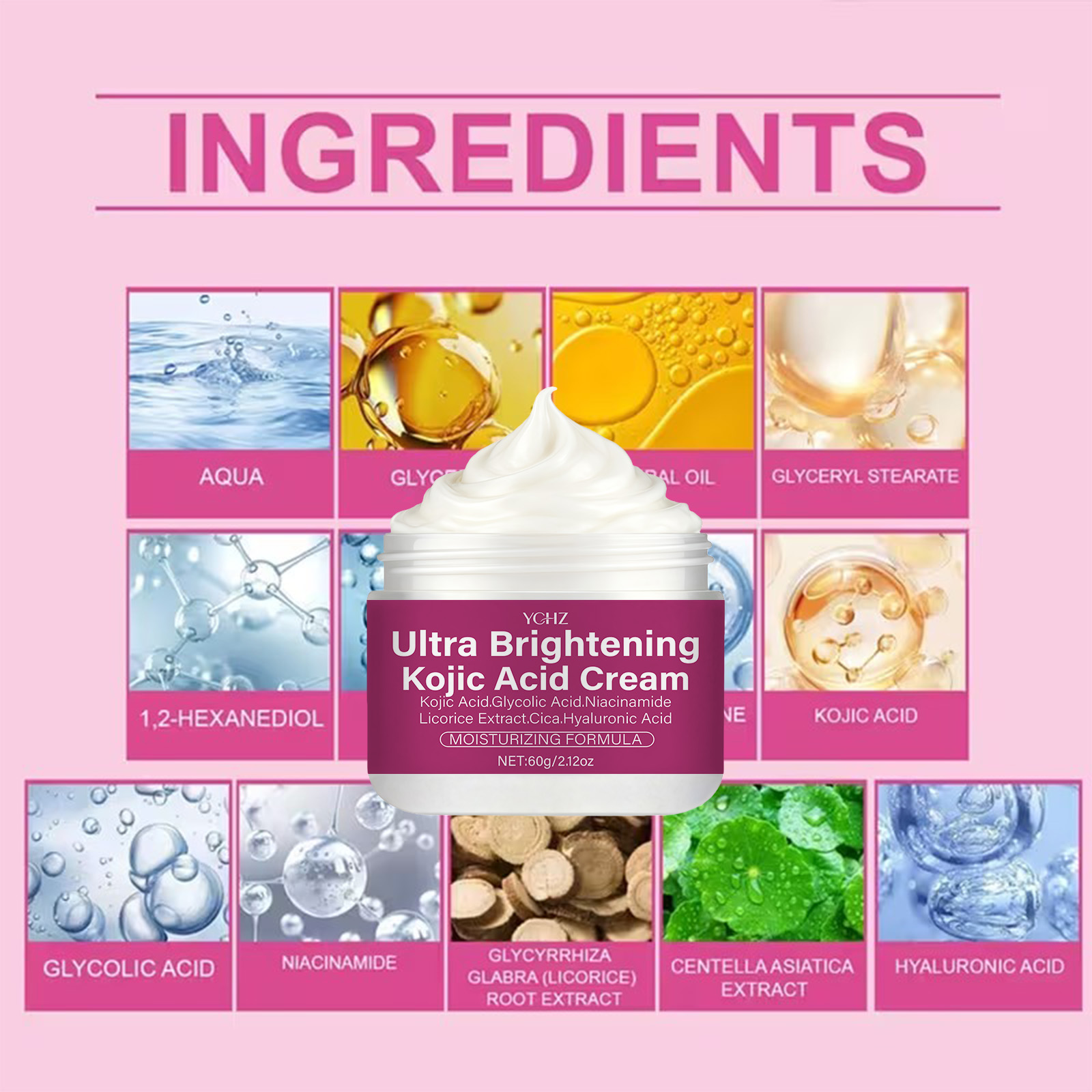 Kojic Acid Brightening Cream C - Coenzyme Q10 Cream 评论和价格