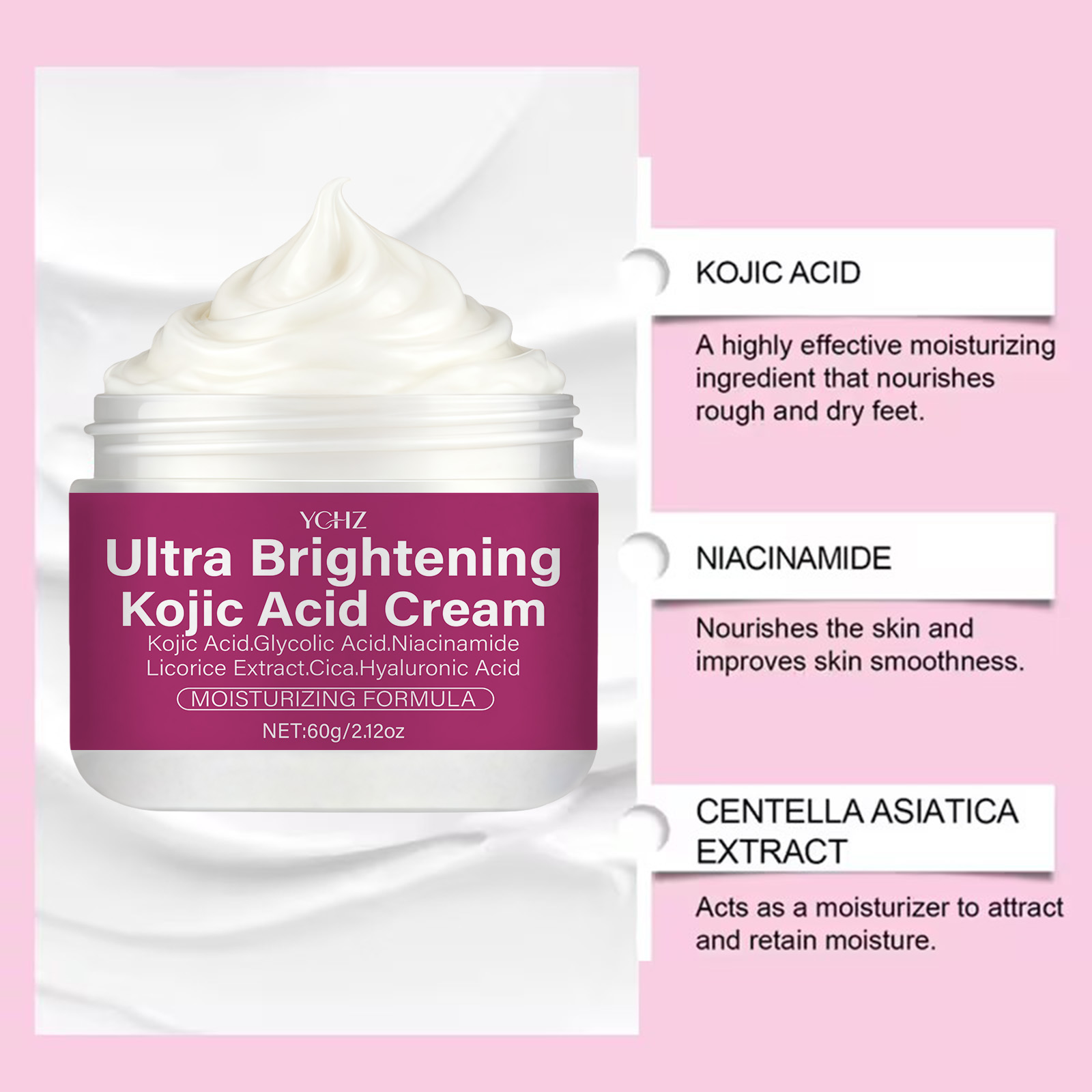 Kojic Acid Brightening Cream C - Coenzyme Q10 Cream 评论和价格