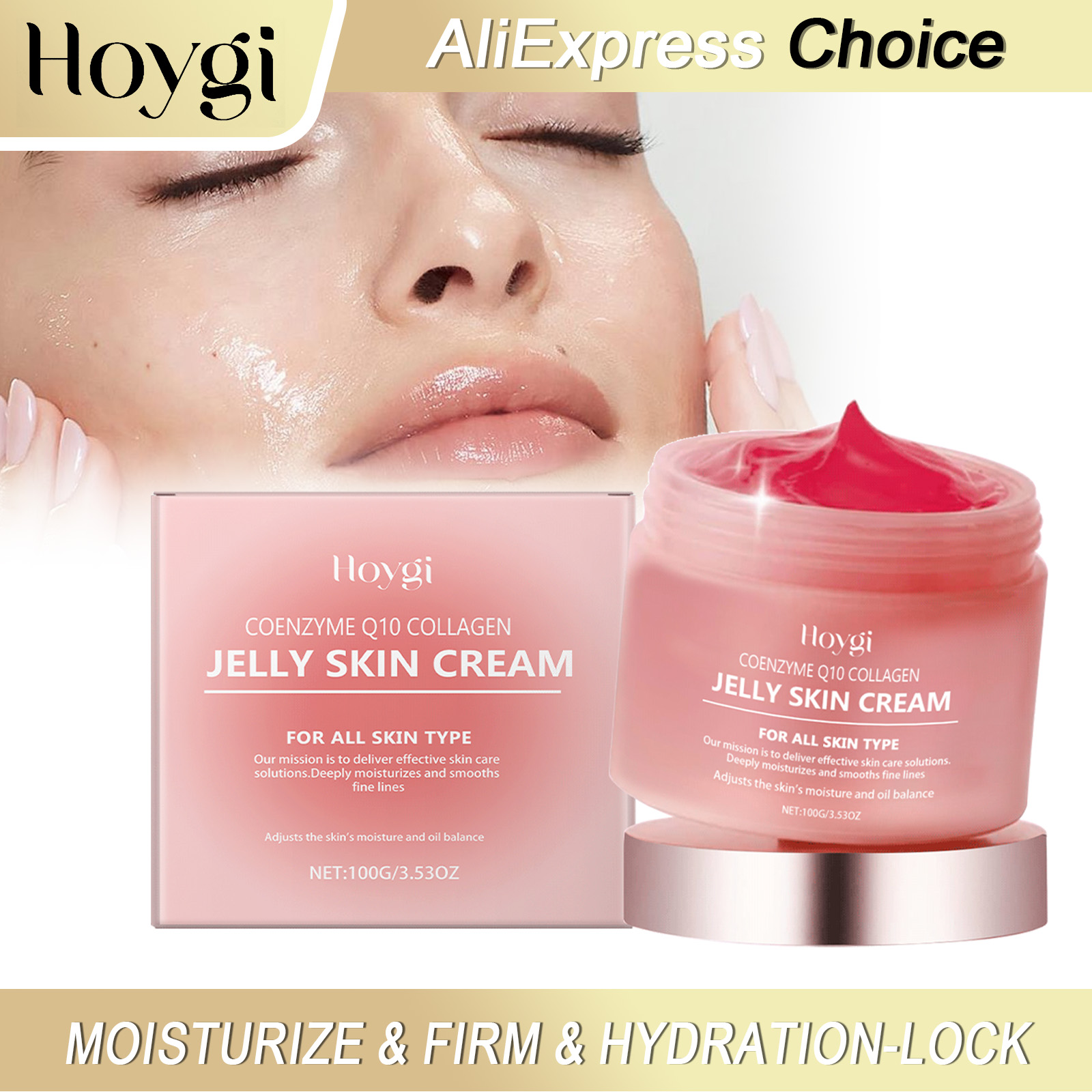 HOYGI Collagen Jelly Face Crea - Coenzyme Q10 Cream 评论和价格